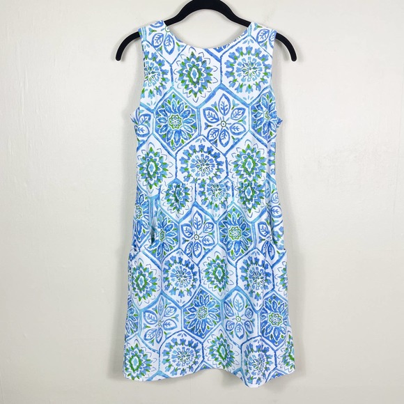 Jude Connally Dresses Jude Connally Blue And Green Floral